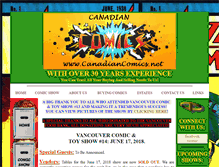 Tablet Screenshot of canadiancomics.net